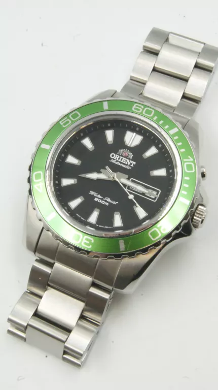 ZEGAREK ORIENT MAKO XL GREEN AUTOMATYCZNY ZIELONY IGŁA