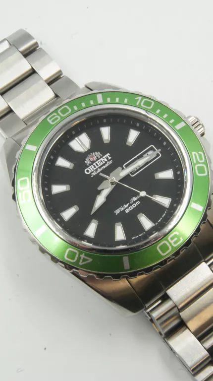 ZEGAREK ORIENT MAKO XL GREEN AUTOMATYCZNY ZIELONY IGŁA