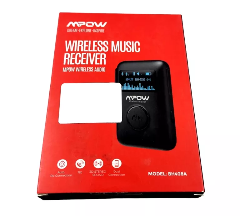 MPOW BH408A TRANSMITER SAMOCHODOWY PC BLUETOOTH 5.0 AUX