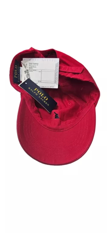 CZAPKA Z DASZKIEM POLO RALPH LAUREN BSR 710548524002 CZERWONA