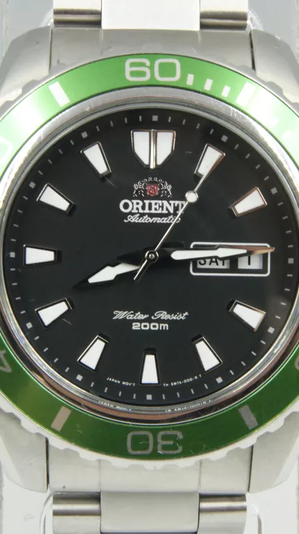 ZEGAREK ORIENT MAKO XL GREEN AUTOMATYCZNY ZIELONY IGŁA