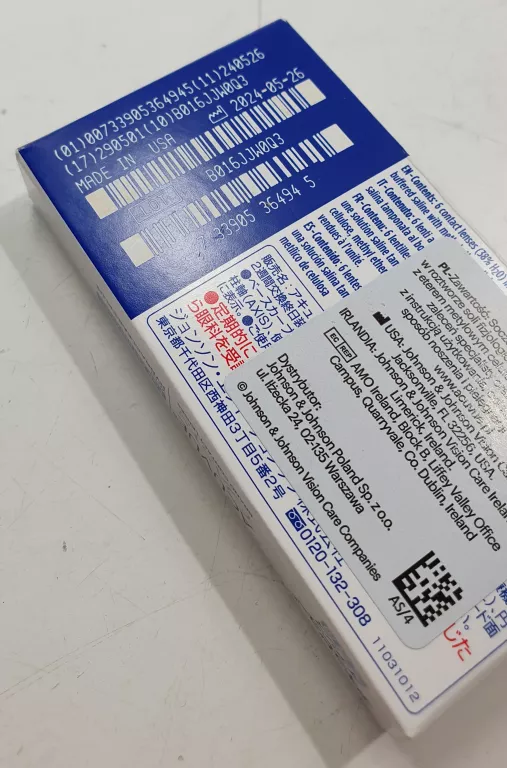 SOCZEWKI ACUVUE OASYS 6 SZTUK -1,25 -1,75 DO 01.04.2029