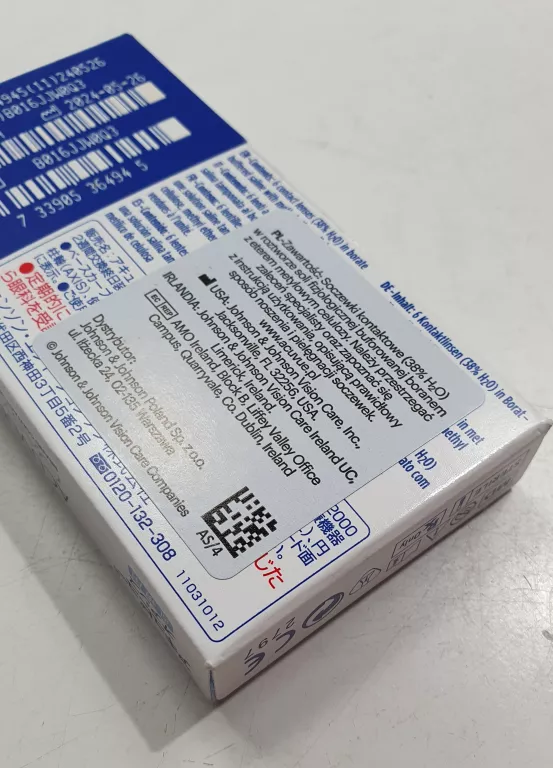 SOCZEWKI ACUVUE OASYS 6 SZTUK -1,25 -1,75 DO 01.04.2029