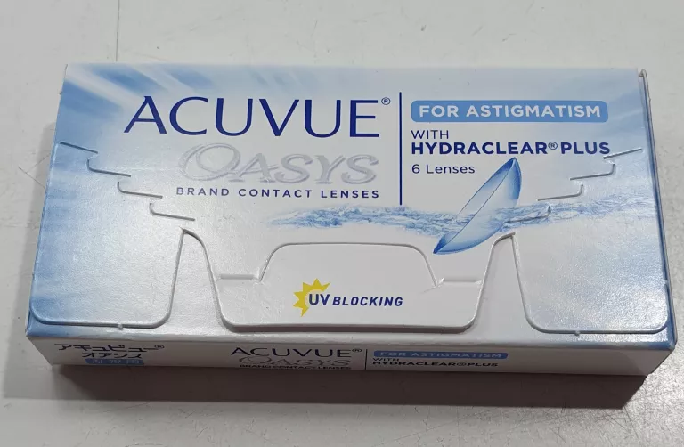 SOCZEWKI ACUVUE OASYS 6 SZTUK -1,25 -1,75 DO 01.04.2029