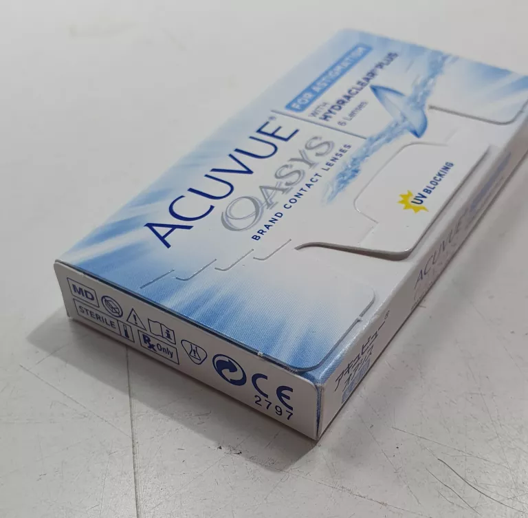 SOCZEWKI ACUVUE OASYS 6 SZTUK -1,25 -1,75 DO 01.04.2029