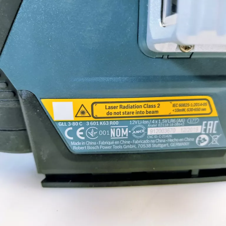 BOSCH GLL 3-80 C LASER LINIOWY KRZYŻOWY PŁASZCZYZNOWY 3-WIĄZKOWY 360°