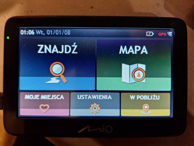NAWIGACJA SAMOCHODOWA MIO PILOT 15 LM 5" (N603) + ŁADOWARKA W PUDEŁKU