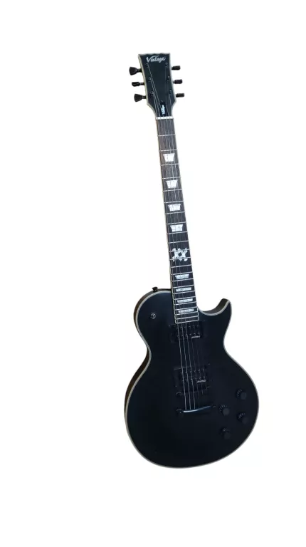 VINTAGE VMX SERIES V100 BLACK - GITARA ELEKTRYCZNA