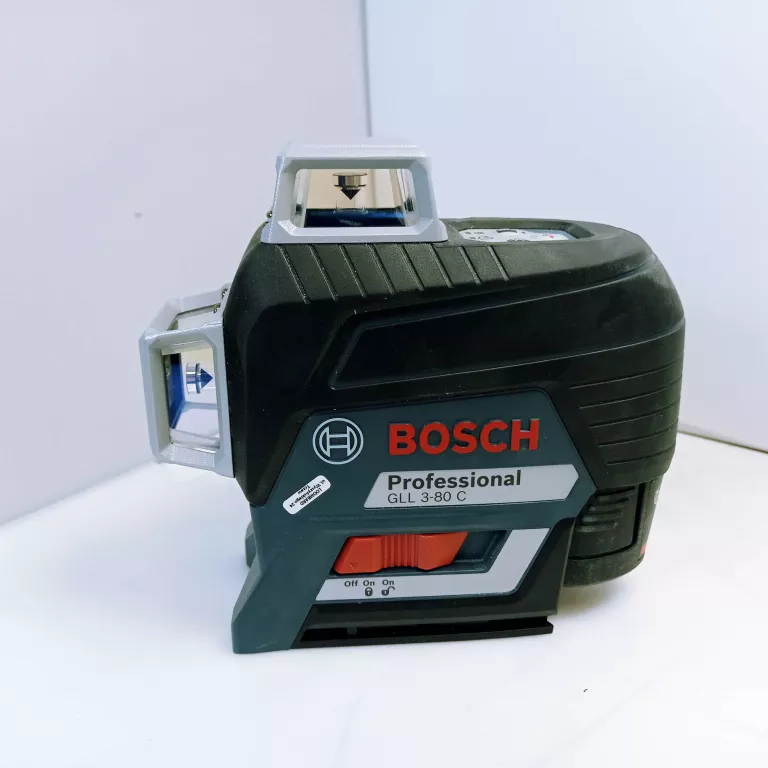 BOSCH GLL 3-80 C LASER LINIOWY KRZYŻOWY PŁASZCZYZNOWY 3-WIĄZKOWY 360°