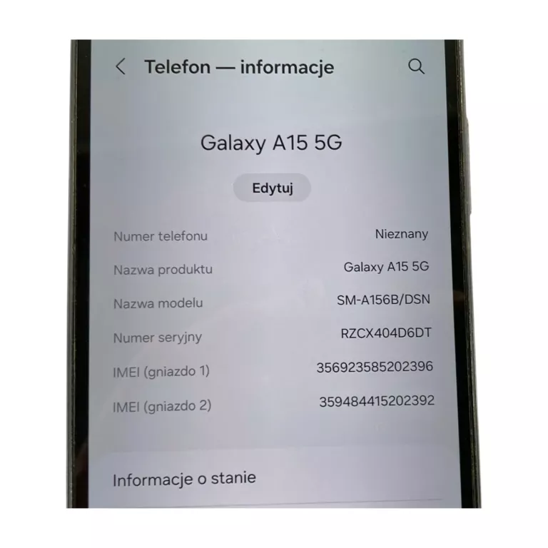 TELEFON TELEFON SAMSUNG GALAXY A15 5G 6,5" 4 GB / 128 GB - BEZ BLOKAD!!!