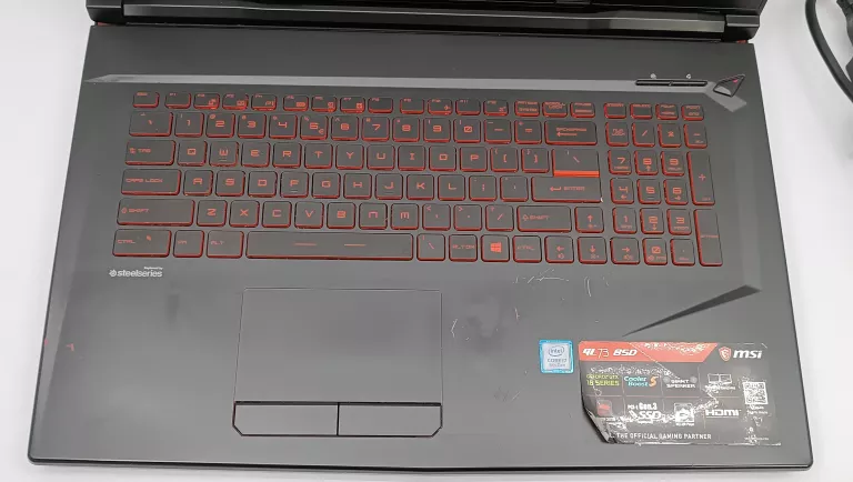 LAPTOP MSI GL73 85D I7-8 16GB GTX 1660 TI