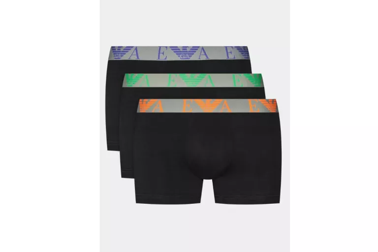 Y4386 EMPORIO ARMANI UNDERWEAR KOMPLET 3 PAR BOKSERKI MĘSKIE 3-PACK M