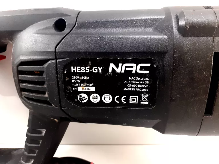NAC MŁOTOWIERTARKA MŁOT UDAROWY HE85-GY