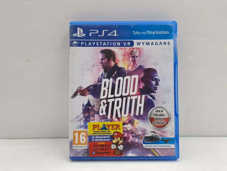 GRA PS4 BLOOD & TRUTH