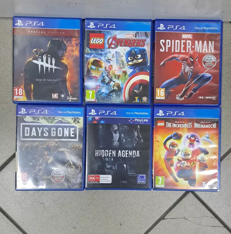 ZESTAW 16 GIER PS4 OKAZJA!