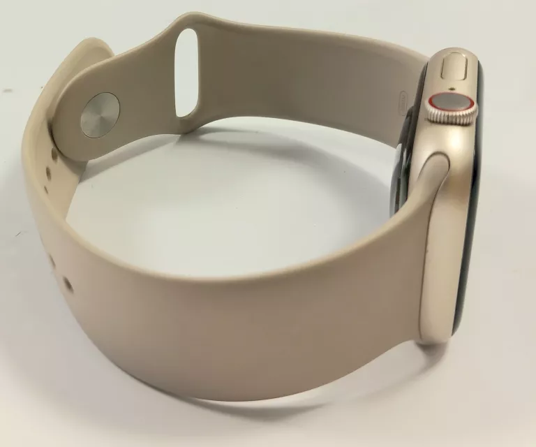 APPLE WATCH 9 GPS + CELLULAR 45MM KOPERTA Z ALUMINIUM (KSIĘŻYCOWA POŚWIATA