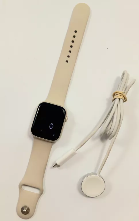 APPLE WATCH 9 GPS + CELLULAR 45MM KOPERTA Z ALUMINIUM (KSIĘŻYCOWA POŚWIATA