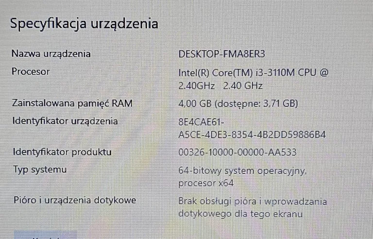 LAPTOP SAMSUNG NP310 + ZASILACZ
