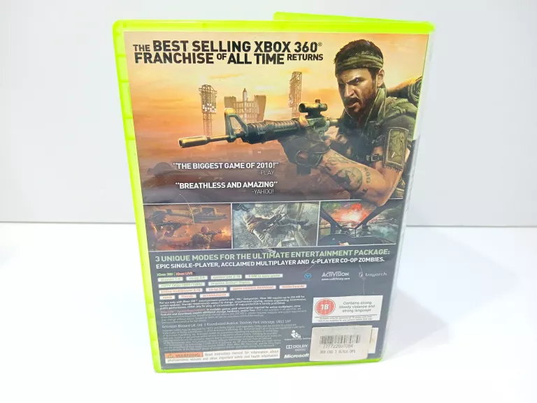 GRA XBOX 360 CALL OF DUTY BLACK OPS