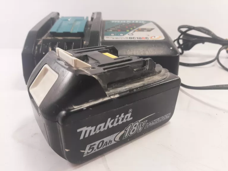 MAKITA ŁADOWARKA DC18RC +BATERIA BL1850B