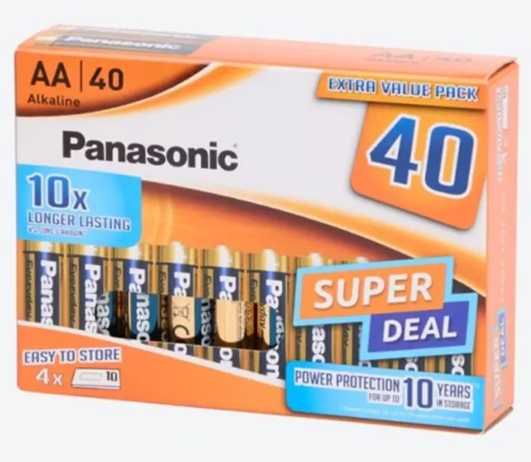 BATERIE ALKALICZNE PANASONIC POWER LR6 AA FABRYCZNIE ZAPAKOWANE