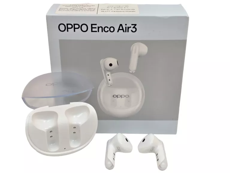 SŁUCHAWKI BEZPRZEWODOWE DOUSZNE OPPO ENCO AIR 3 BLUETOOTH BIAŁE