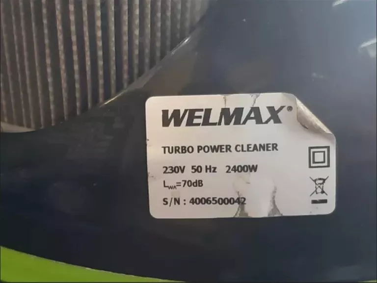ODKURZACZ PIORĄCY TURBO POWER CLEANER 2400W WELMAX