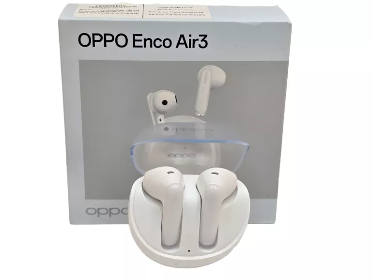SŁUCHAWKI BEZPRZEWODOWE DOUSZNE OPPO ENCO AIR 3 BLUETOOTH BIAŁE