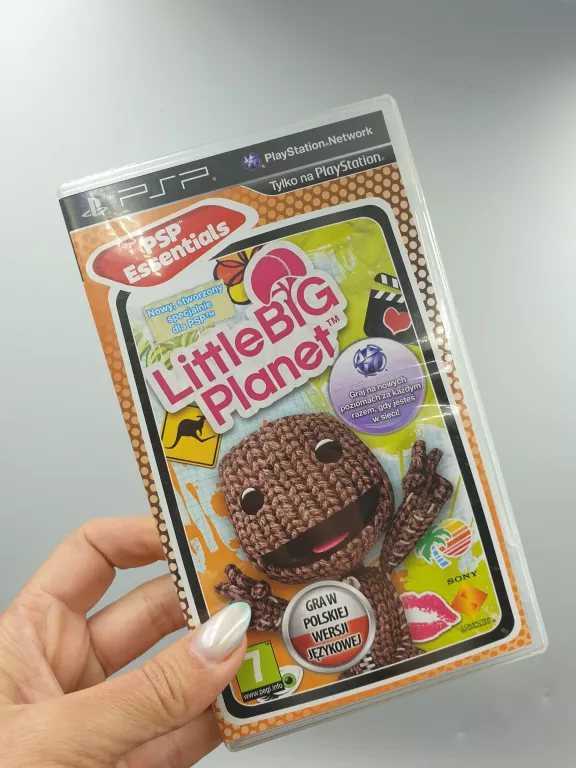 GRA NA PSP LITTLE BIG PLANET PSP ESSENTIALS PL PEGI 7