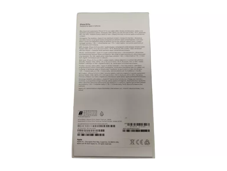 TELEFON APPLE IPHONE 15 PRO 128GB KOND.BAT.100%