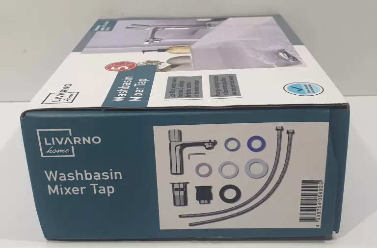 LIVARNO HOME BATERIA UMYWALKOWA CHROM