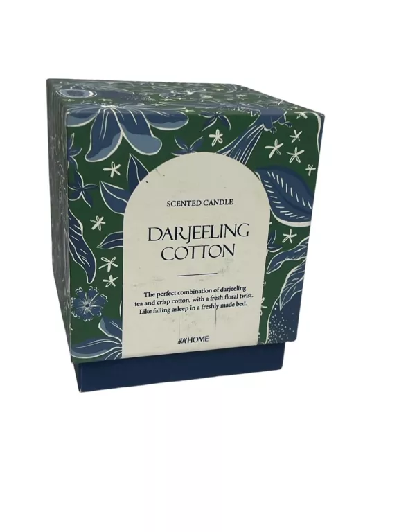 H&M DARJEELING COTTON ŚWIECA ZAPACHOWA W CERAMICZNYM POJEMNIKU