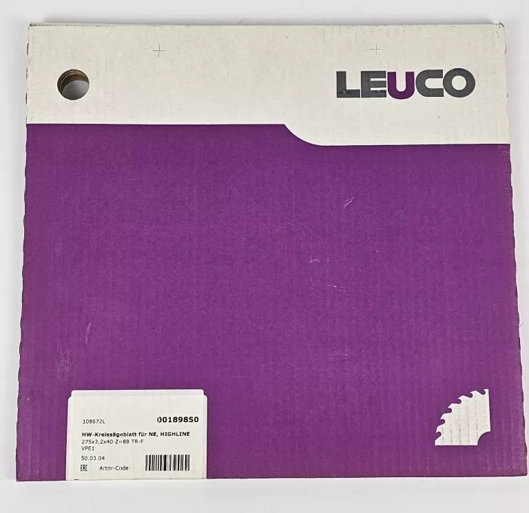 TARCZA LEUCO 275X3,2X40 MODEL 108672L ! JAK NOWA !