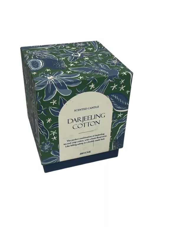 H&M DARJEELING COTTON ŚWIECA ZAPACHOWA W CERAMICZNYM POJEMNIKU