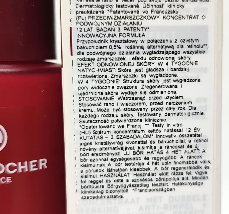 KONCENTRAT O PODWÓJNYM DZIAŁANIU 30 ML YVES ROCHER