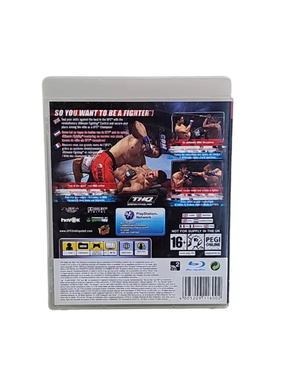 UFC 2009 UNDISPUTED PLAYSTATION 3 (PS3)/OKAZJA!