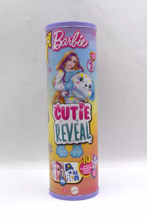 BARBIE CUTIE REVEAL LALKA DALMATYŃCZYK SERIA KOLOROWE MARZENIA HRK41