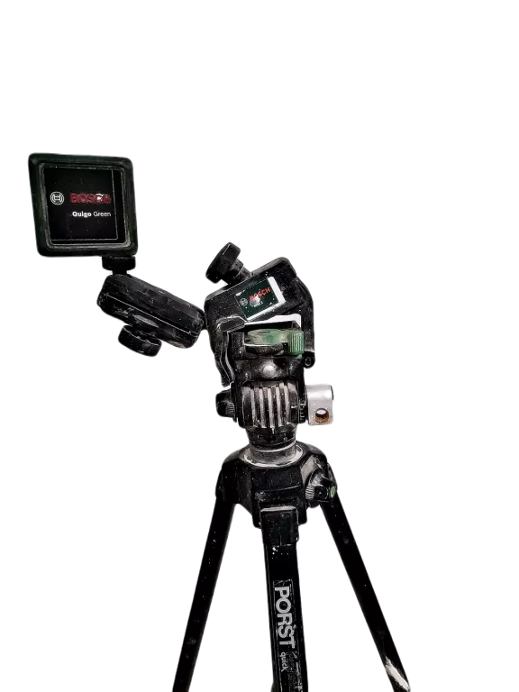 LASER KRZYŻOWY BOSCH QUIGO GREEN Z UCHWYTEM BOSCH MM2 + STOJAK
