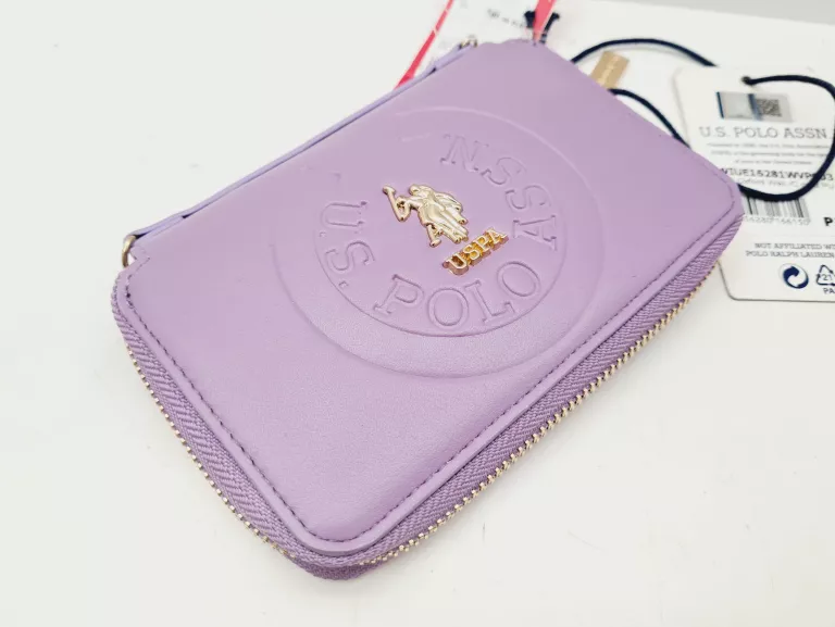 PORTFEL US.POLO ASSN. THE OXFORD WALL/C.CARD PU VIOLET