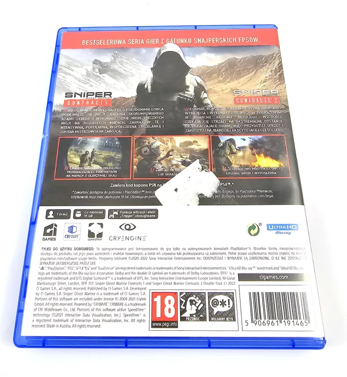 SNIPER GHOST WARRIOR CONTRACTS 2 PS5 PL