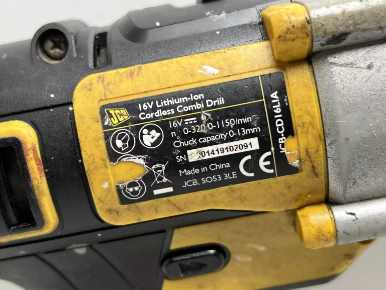 WKRĘTARKA JCB JCB-CD16LIA 16V | AKU | ŁADOWARKA