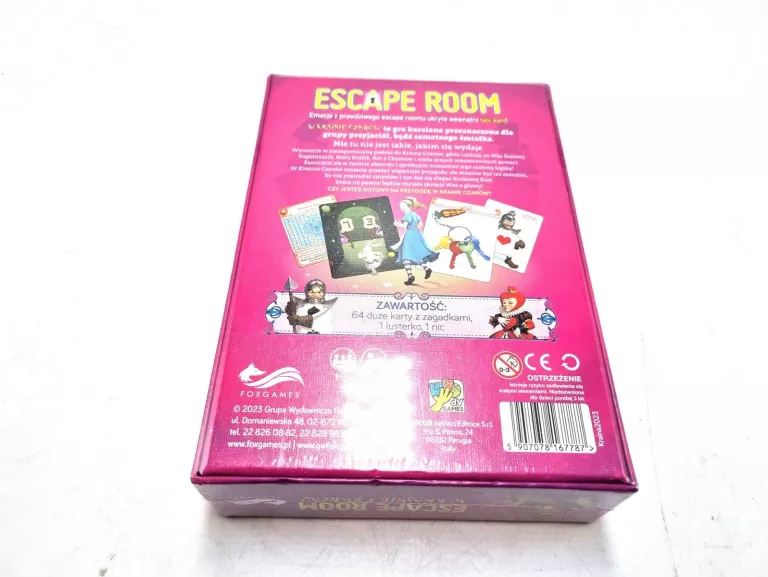 GRA KARCIANA ESCAPE ROOM W KRAINIE CZARÓW
