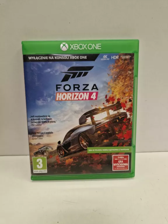 GRA XBOX ONE FORZA HORIZON 4 @NAPISY PL / LOOMBARD