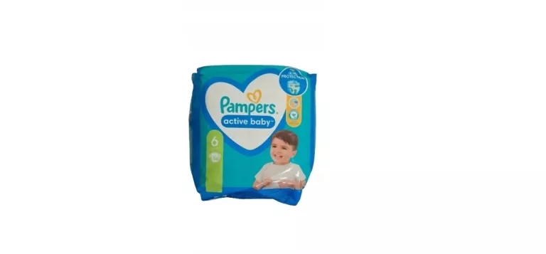 PIELUSZKI PAMPERS ACTIVE BABY ROZMIAR 6 56 SZT.