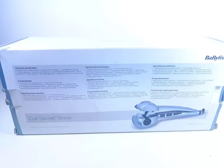 LOKÓWKA AUTOMATYCZNA BABYLISS PAROWA CERAMICZNA C1800E