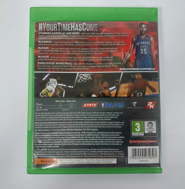 GRA NA XBOX ONE - NBA 2K15