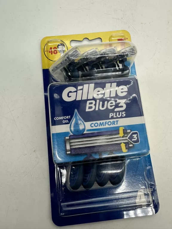 MASZYNKA JEDNORAZOWA DO GOLENIA GILLETTE BLUE 3 PLUS COMFORT 3+1