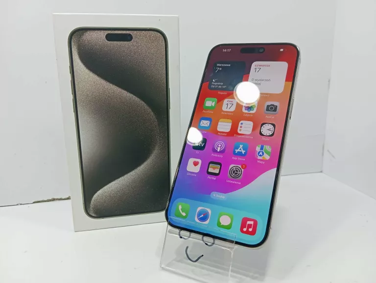 TELEFON IPHONE 15 PRO MAX 256 GB NATURAL TITANIUM