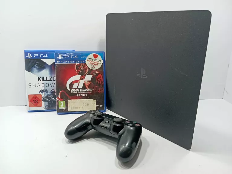 KONSOLA PS4 SLIM 500 GB 2 X GRA 1 PAD