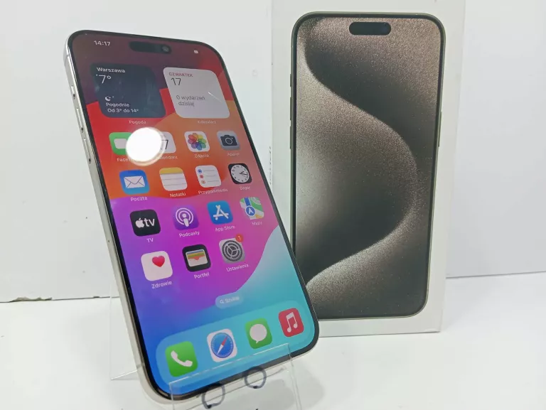 TELEFON IPHONE 15 PRO MAX 256 GB NATURAL TITANIUM